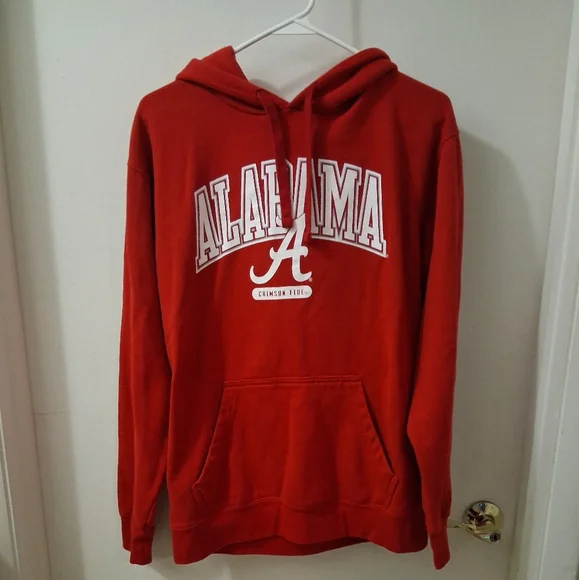 Alabama Crimson Tide Russell Athletics Hooded Sweatshirt Size M - Picture 2 of 6